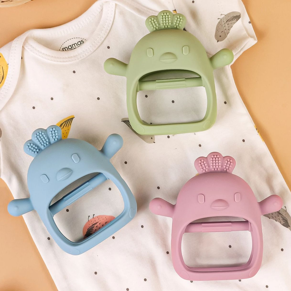 Teething Mitten Baby - 1PC 아기 치아발육 장갑 어린이 치아발육