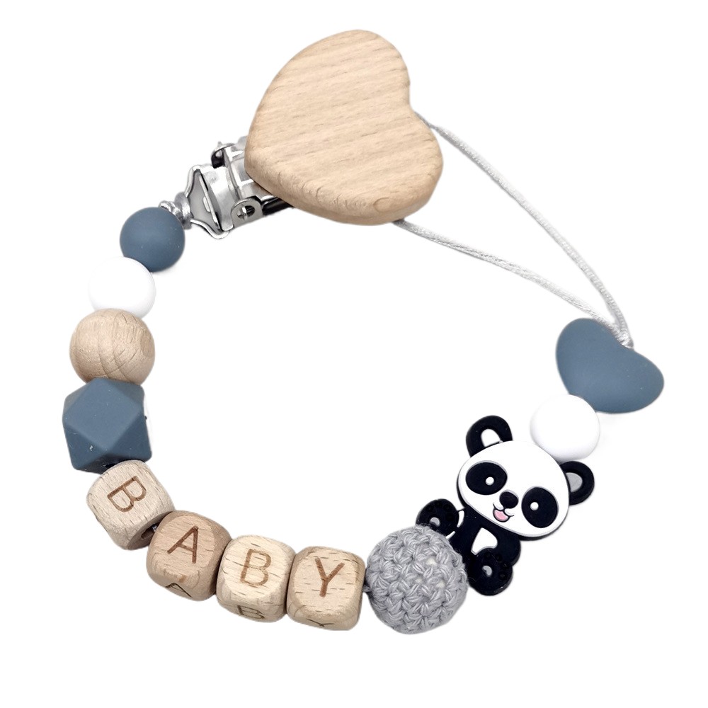 나무로 만든 맞춤형 아기 고무젖꼭지 체인 귀여운 동물  - Baby Products For 1 Year Old 리뷰 및 가격