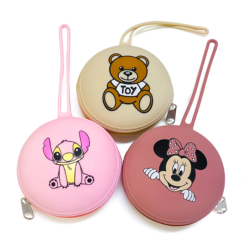 1PC 만화 캐릭터 실리콘 아기 젖꼭지 가방 휴대용 젖 - Baby Products Nipples 리뷰 및 가격
