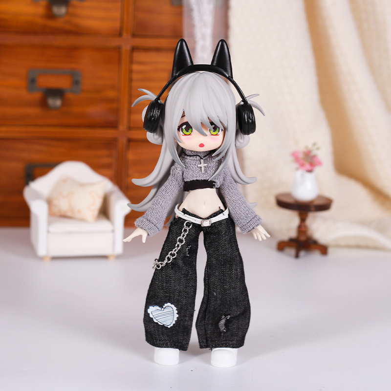 Bjd 인형 옷 거리 패션 기질 청바지 조끼 스웨터 세 - Baby Products Trending 리뷰 및 가격