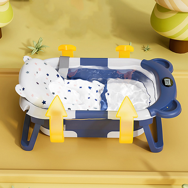 아기용 접이식 욕조, 신생아 목욕 온도 감지 측정, 가 - Baby Bath Tub Foldable 리뷰 및 가격