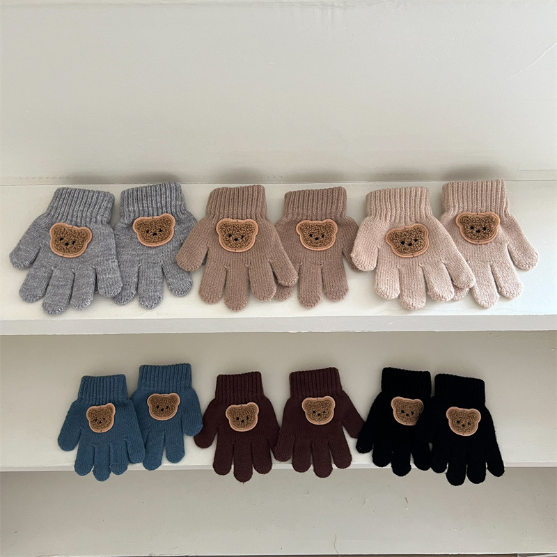 3-7세 아기 만화 곰 장갑 겨울 따뜻한 어린이 소녀  - Teething Mitten Baby 리뷰 및 가격