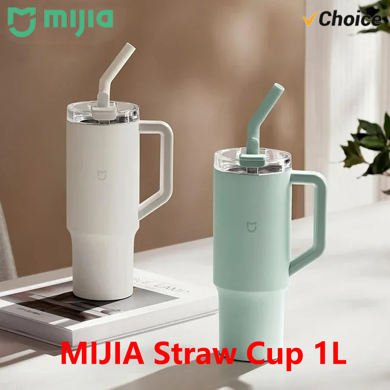 새로운 MIJIA 빨대컵 1L 대용량 316L 스테인리 - Xiaomi Baby Products 리뷰 및 가격