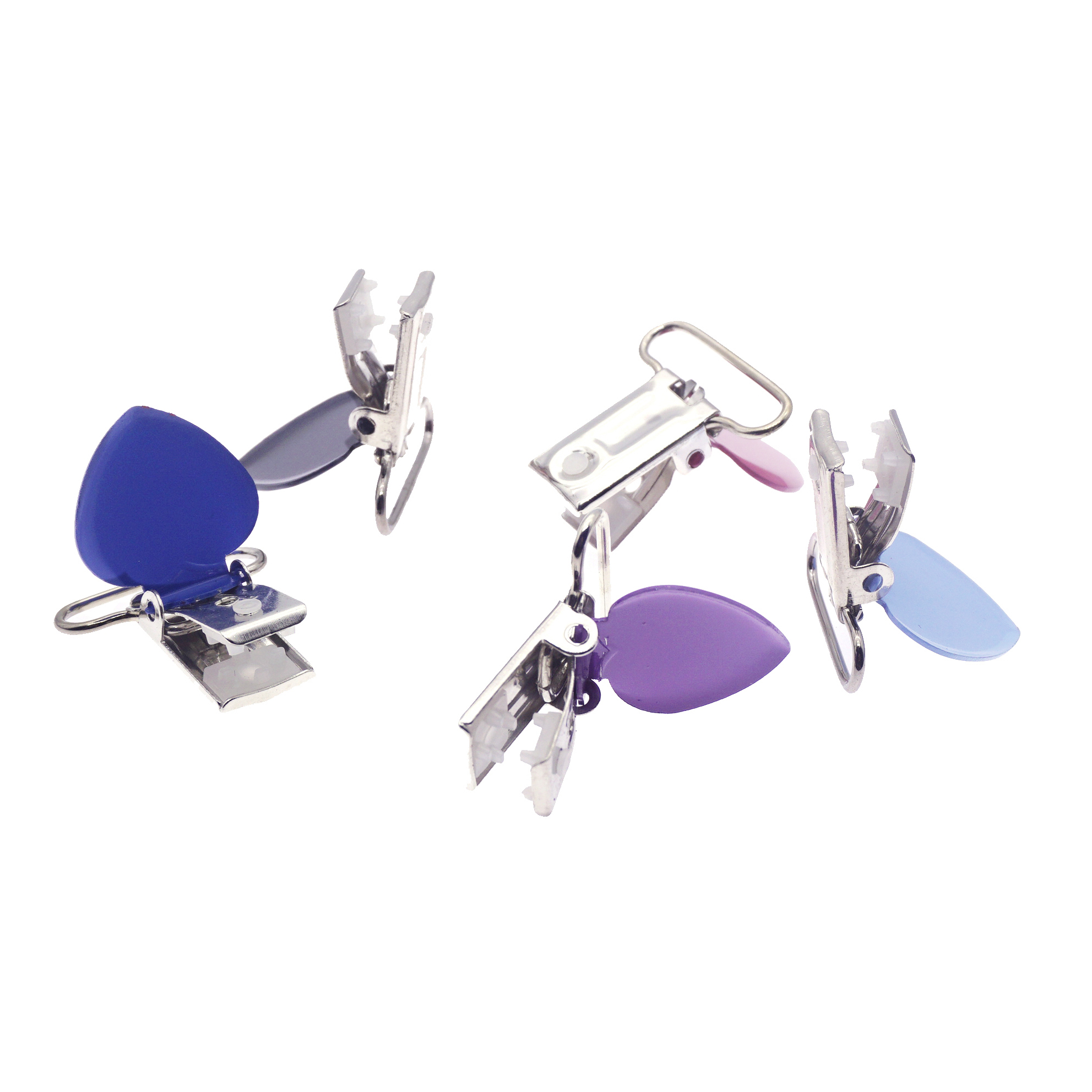 50개 에나멜 하트 모양 아기 젖꼭지 클립 금속 빙키  - Teething Mitten Baby 리뷰 및 가격