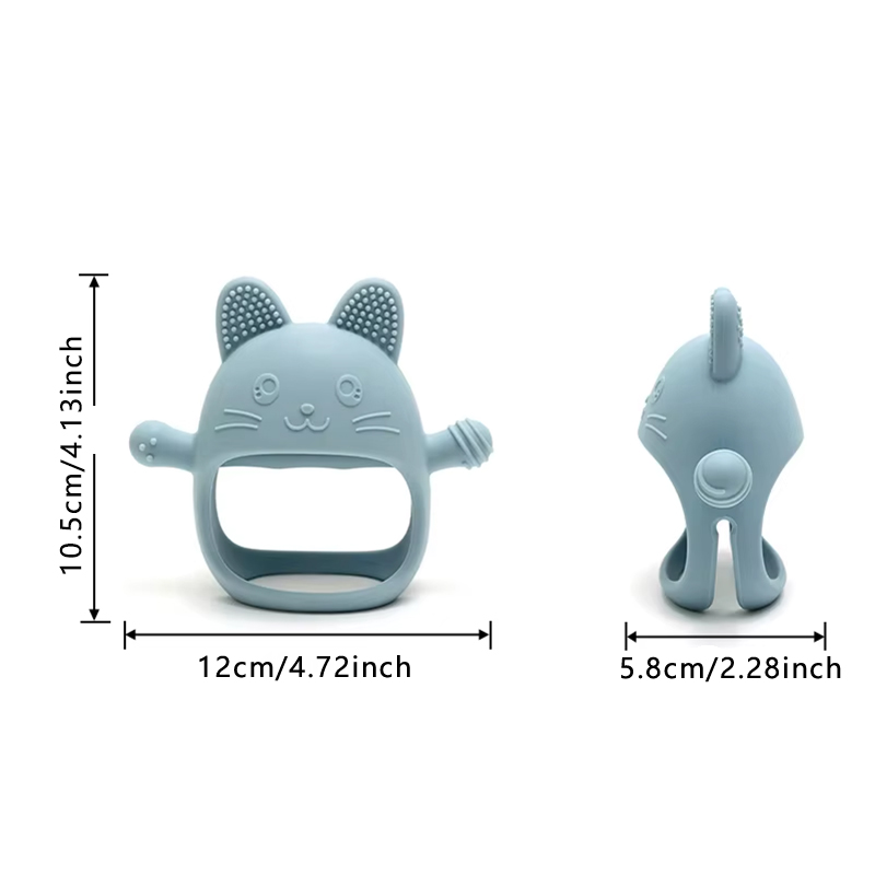 아기 치아발육용 실리콘 장난감, 잡기 쉬운 유아용 치발 - Teething Mitten Baby 리뷰 및 가격