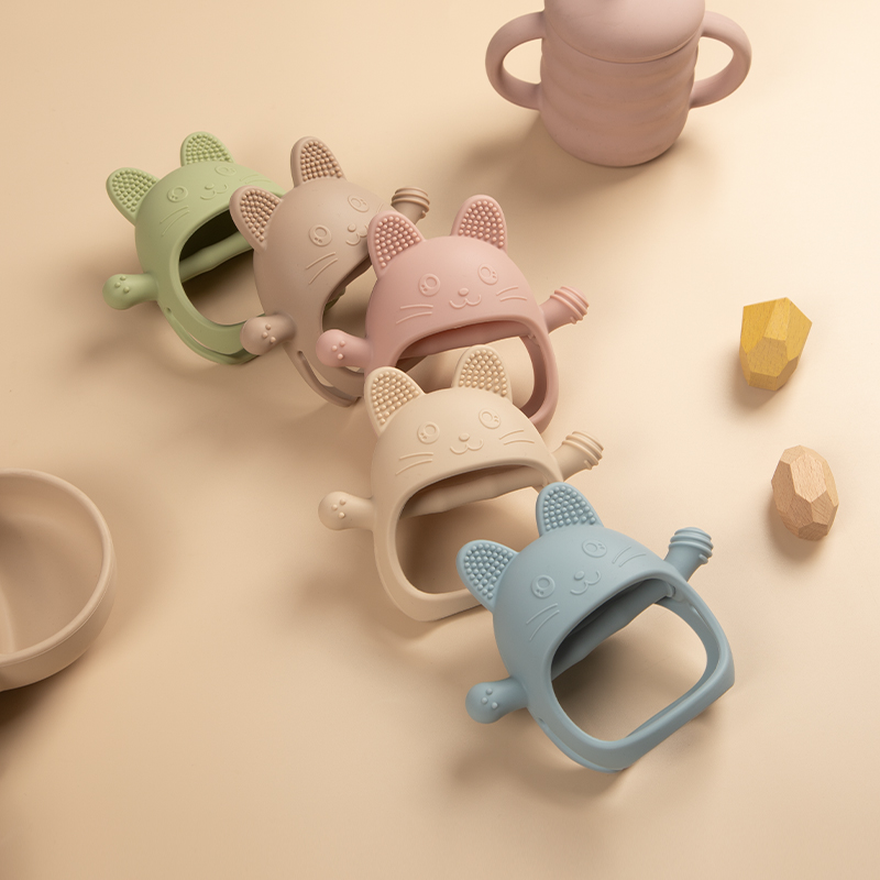 아기 치아발육용 실리콘 장난감, 잡기 쉬운 유아용 치발 - Teething Mitten Baby 리뷰 및 가격