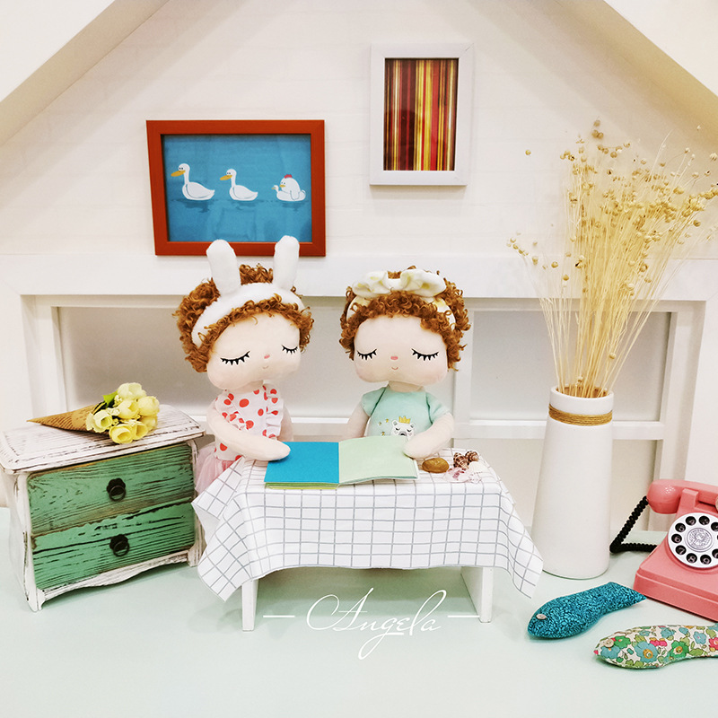 34CM 소프트 Metoo 안젤라 봉제 인형 곱슬 머리 - Baby Products Trending 리뷰 및 가격