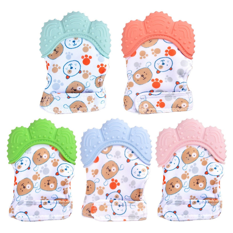 만화 인쇄 아기 Teether 장갑 어린이 및 아기를위 - Teething Mitten Baby 리뷰 및 가격